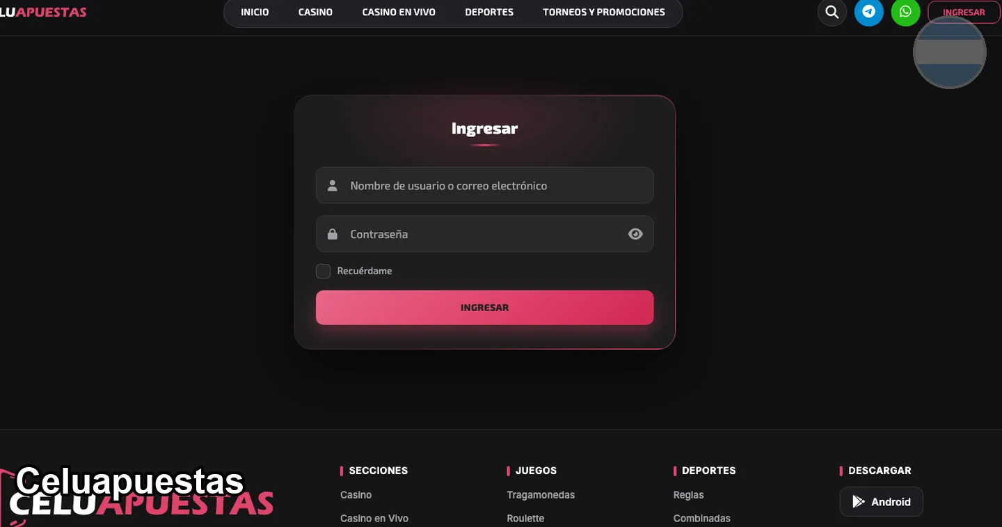 Celuapuestas game selection